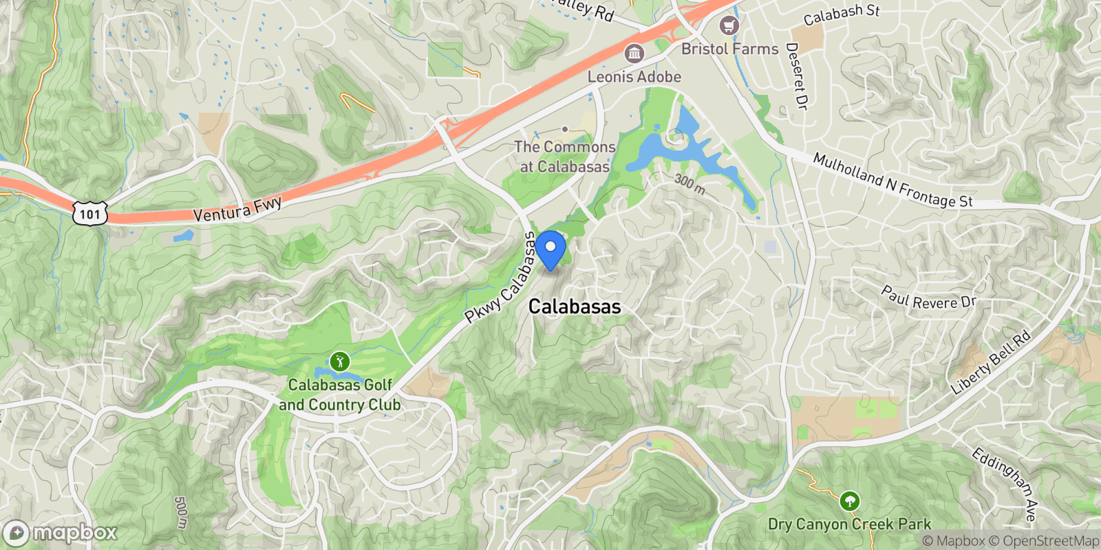 Map showing 23815 Park Belmonte, Hidden Hills, California, United States.