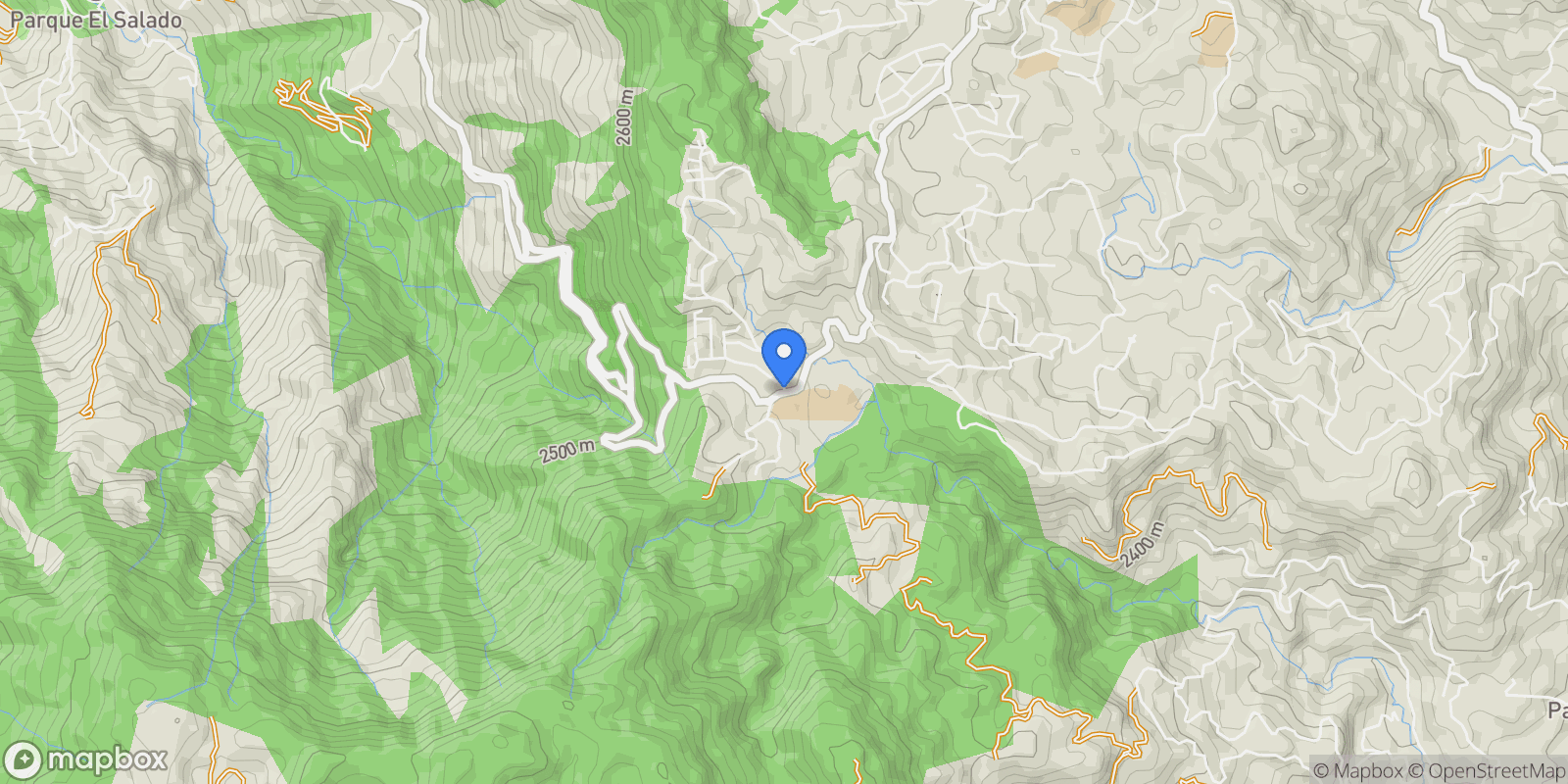 Map showing Envigado KILOMETER 11VIA # ESCOBERO, Retiro, Colombia.