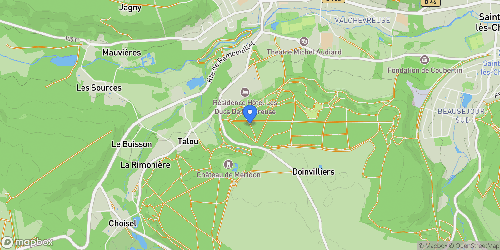 Map showing CHEVREUSE, J 78460, Chevreuse, Île-de-France, France.