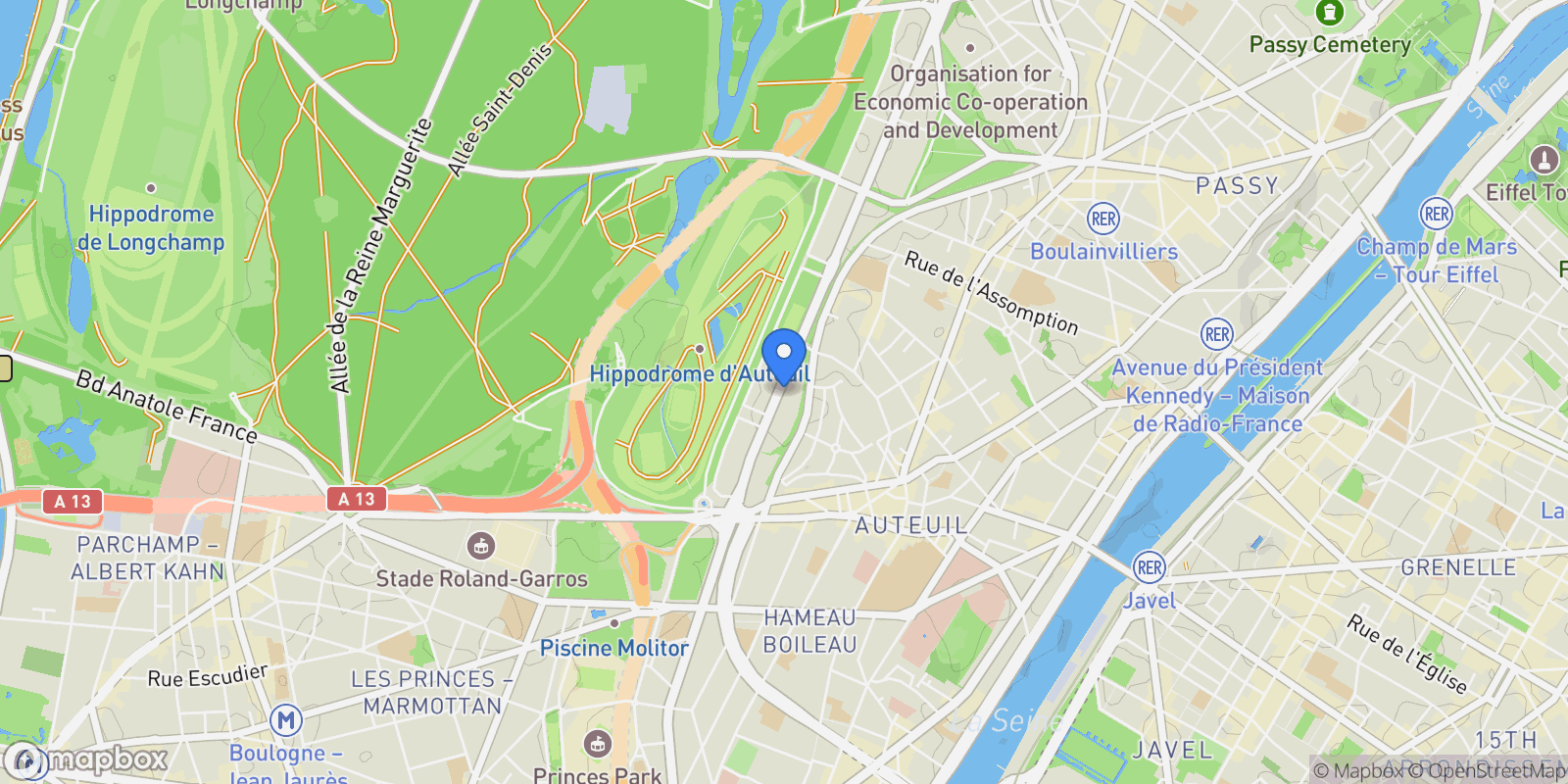Map showing 67 BOULEVARD SUCHET, Paris, Île-de-France, France.