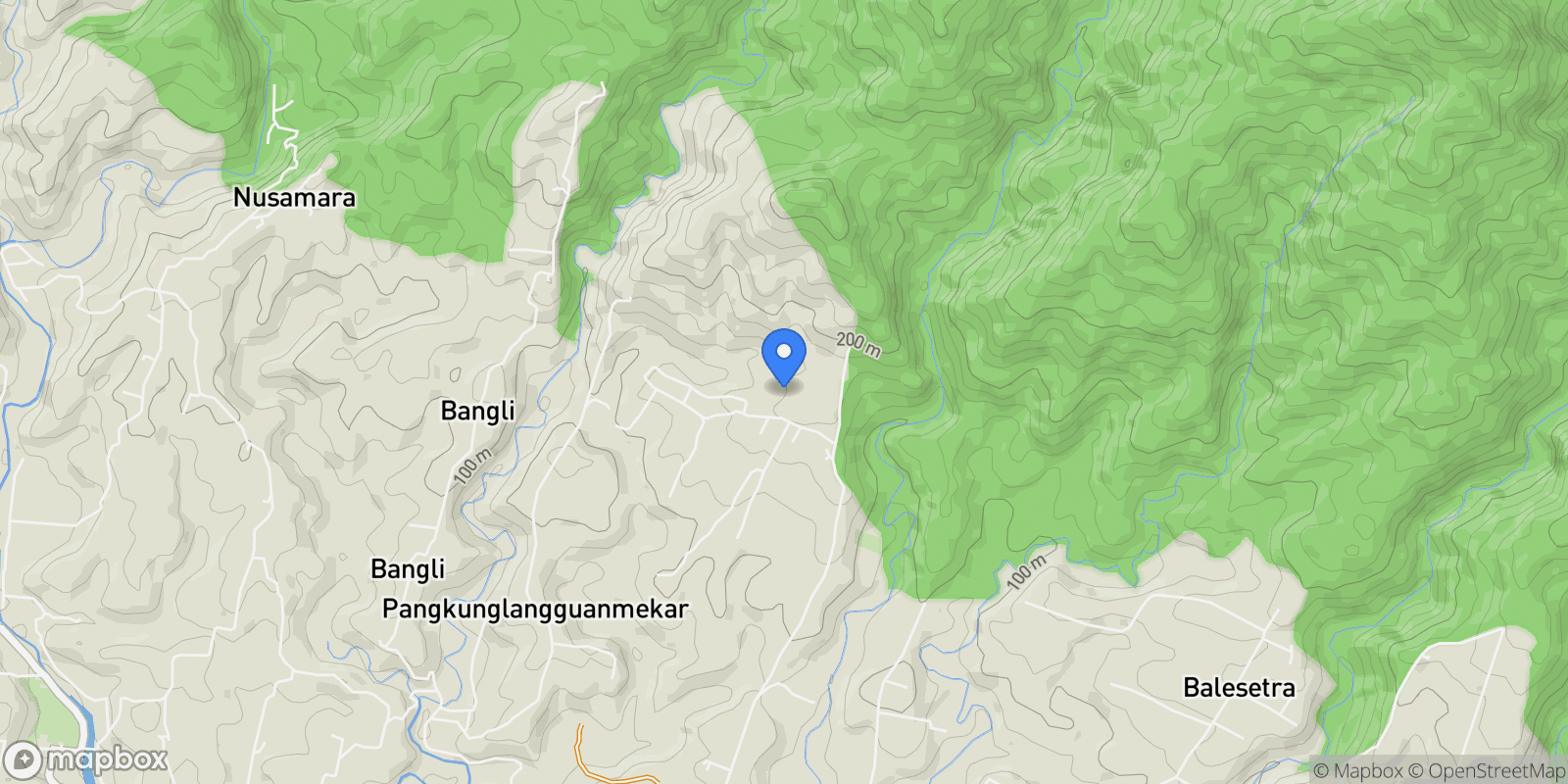 Map showing Yeh Sumbul, Mendoyo, Jembrana Regency, Bali, Indonesia, Bali, Indonesia.