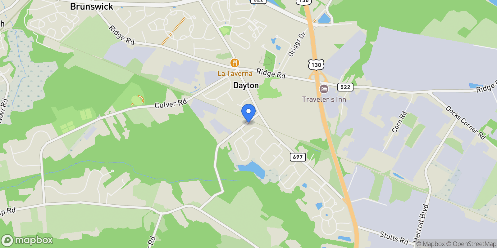 Map showing 9 Haypress Road, Dayton, NJ 08810, South Brunswick Township, New Jersey, United States.