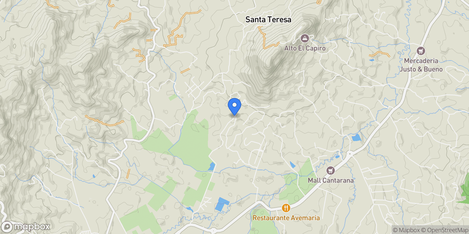 Map showing La Ceja HACIENDA EL CAPIRO, La Ceja, Colombia.