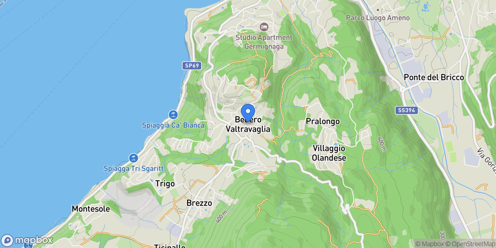 Map showing Lombardy, Italy.