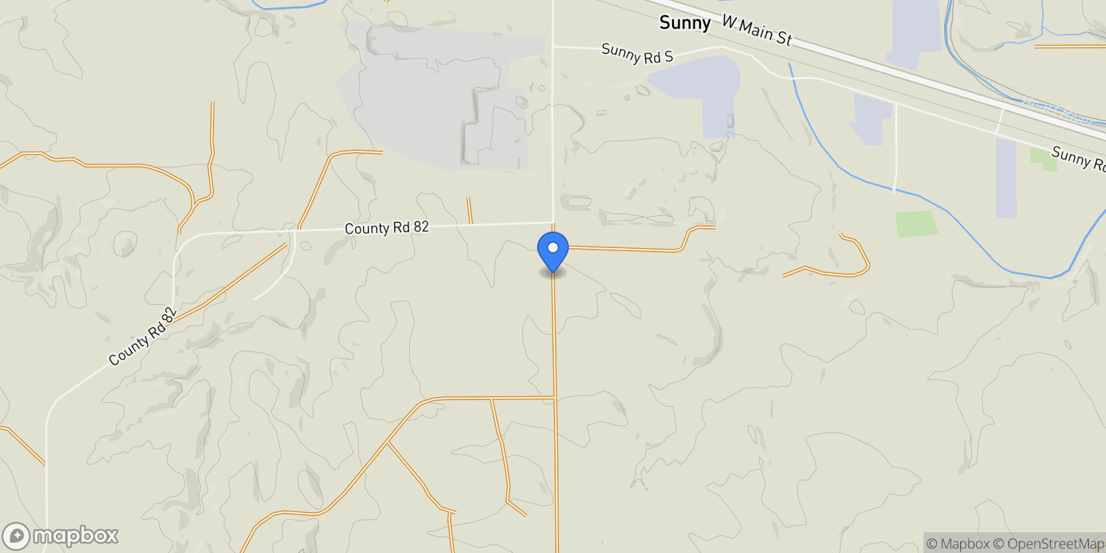 Map showing On 24th Avenue, Mandan, ND 58554, Mandan, North Dakota, United States.