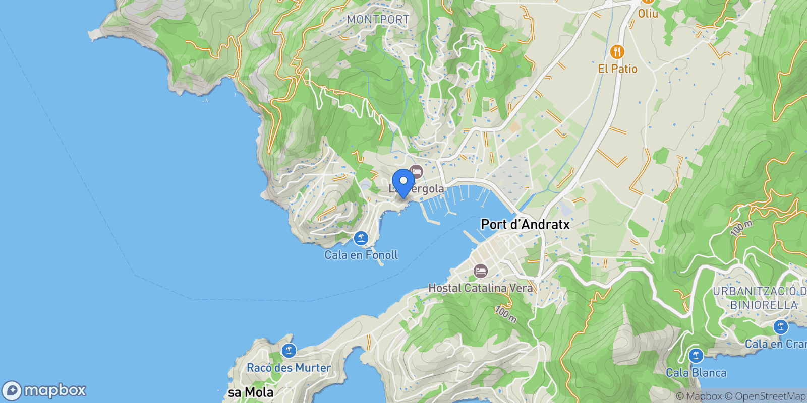 Map showing Avinguda de Gabriel Roca i Garcías, 46, 07157 Andratx, Illes Balears, España, Port d'Andratx, Andratx, Balearic Islands.