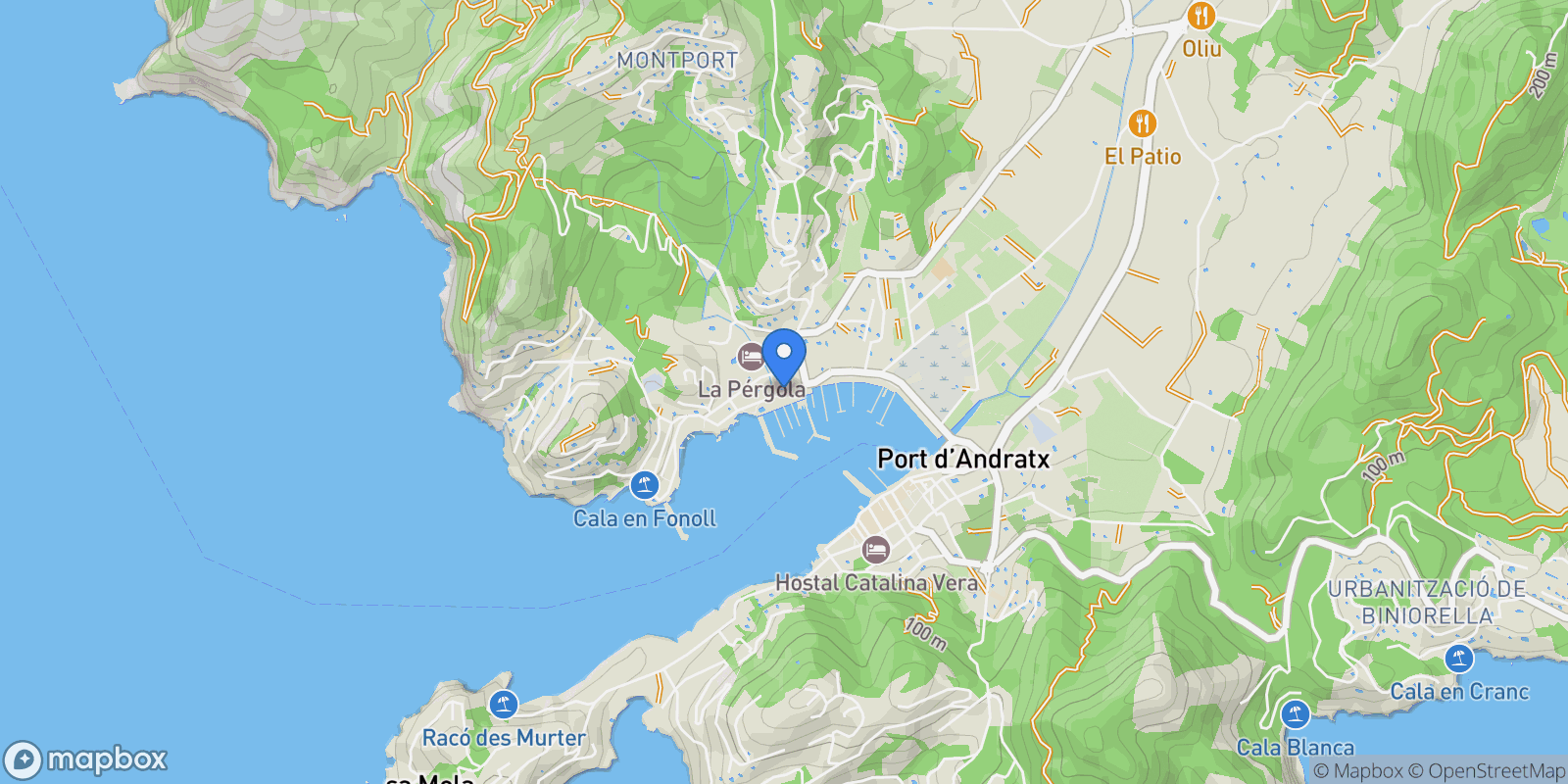 Map showing Avinguda de Gabriel Roca i Garcías, 07157, Illes Balears, España, Port d'Andratx, Andratx, Balearic Islands.