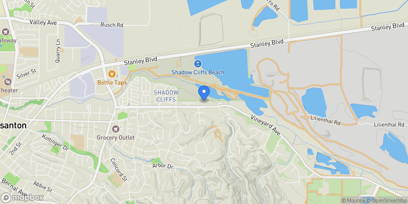 Map showing 2531 Leona Pl, Pleasanton, California, United States.