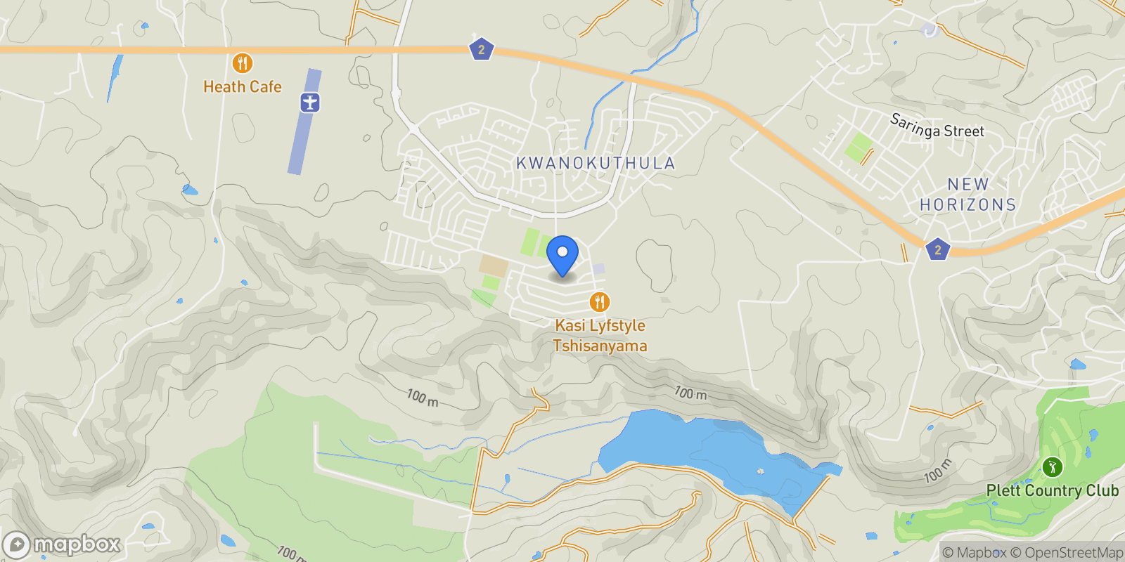 Map showing 39 Watsonia Heights, Plettenberg Bay, WC 6600, Kwanokuthula, Western Cape, South Africa.