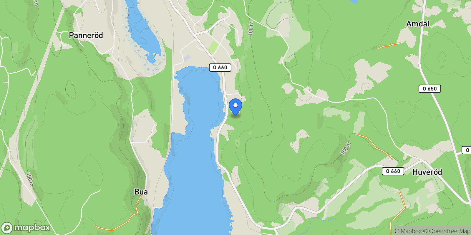 Map showing Oskarsberg 120, Svenshögen, O, Svenshögen, Västra Götaland County, Sweden.
