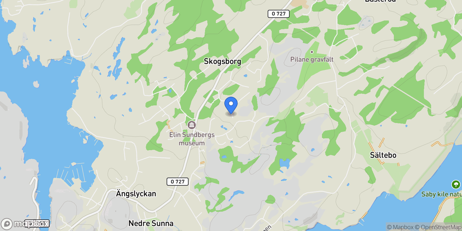 Map showing Härön Tryckhålet 197, Kyrkesund, O 47190, Kyrkesund, Västra Götaland County, Sweden.
