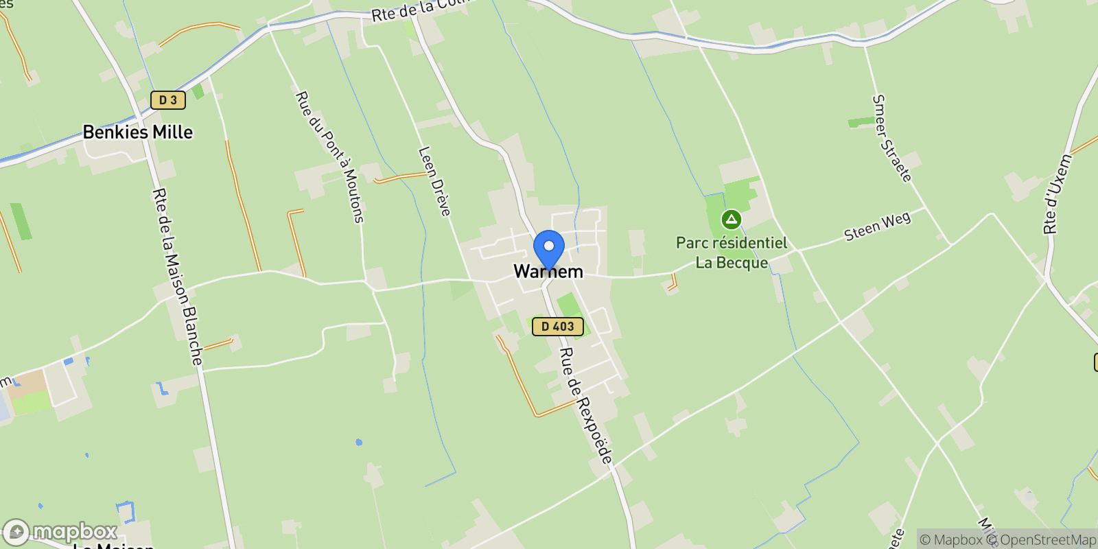 Map showing Warhem, Hauts-de-France, France.