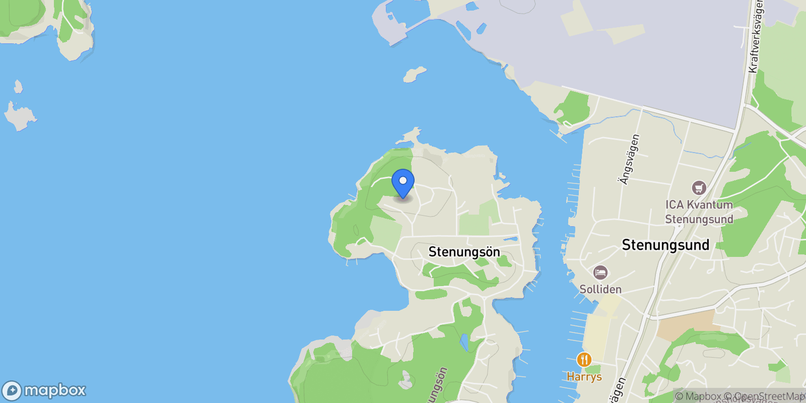 Map showing Kochs väg 6, Stenungsund, O, Stenungsund, Västra Götaland County, Sweden.