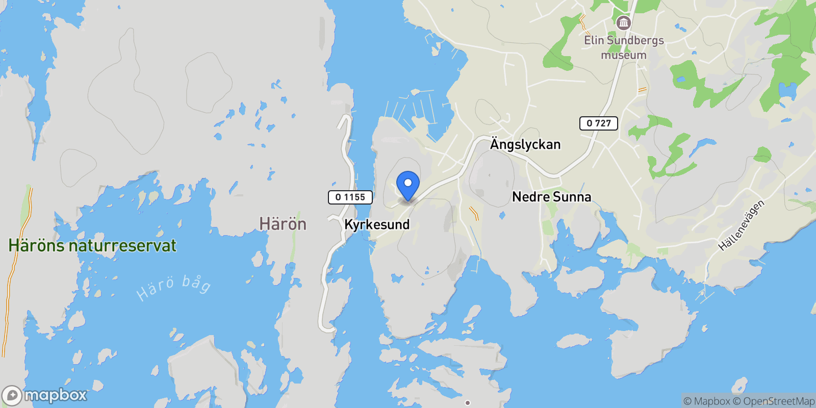 Map showing Dalbergen 18, Tjörn, O 47190, Kyrkesund, Västra Götaland County, Sweden.