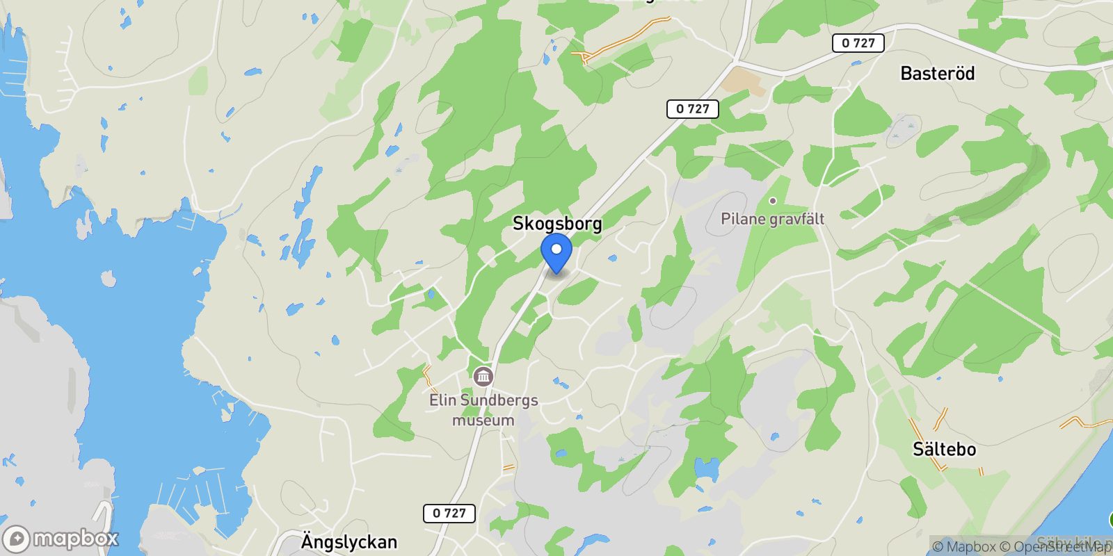 Map showing Dalbergen 13, Kyrkesund, O 47190, Kyrkesund, Västra Götaland County, Sweden.