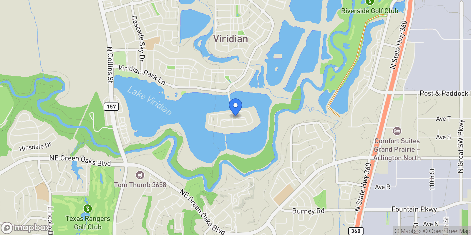 Map showing 1403 Laurel Green Court , Arlington, TX 76005, Arlington, Texas, United States.
