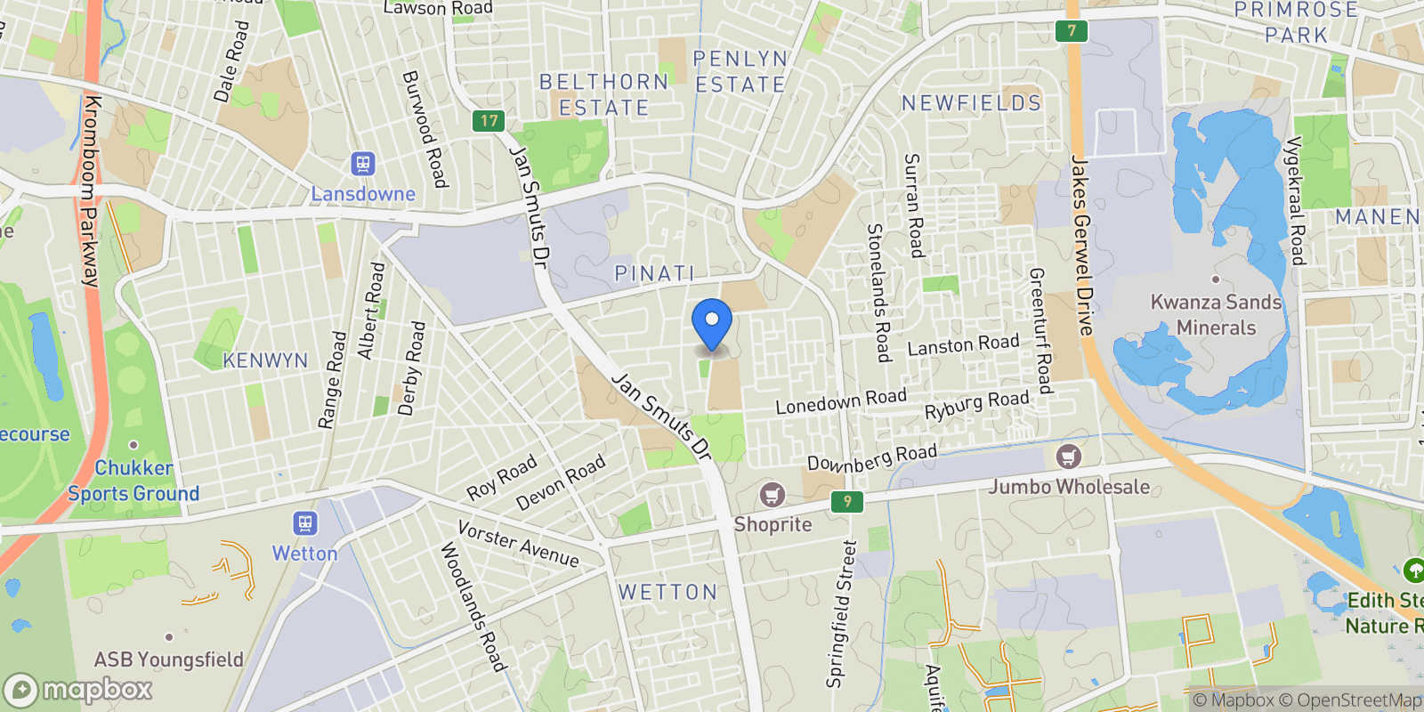 Map showing Unit B Summit Views Summit Way Constantia, Cape Town, WC, Cape Town, Western Cape, South Africa.