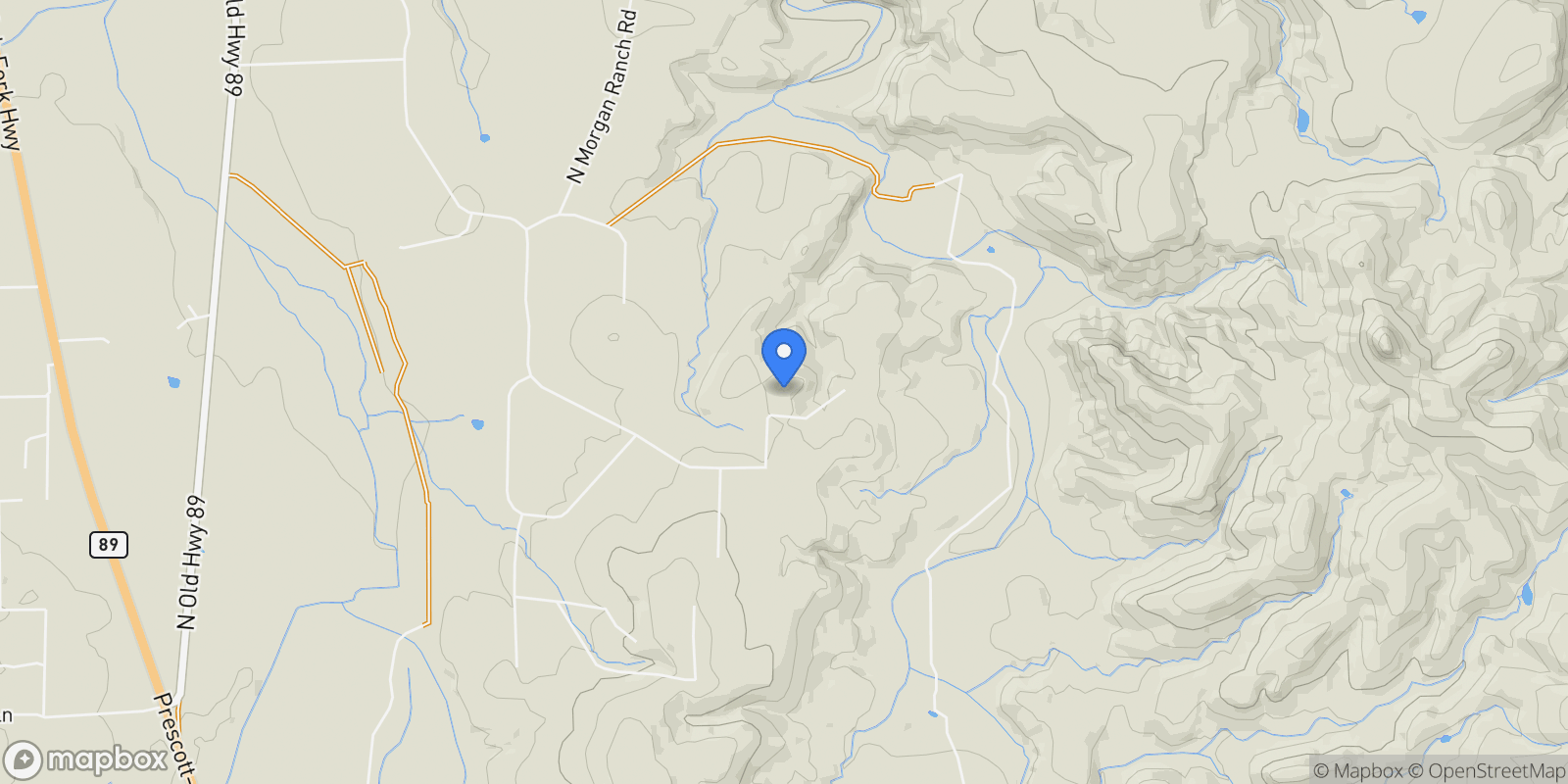 Map showing 6789 N Mandan Lane , Paulden, AZ 86334, Paulden, Arizona, United States.