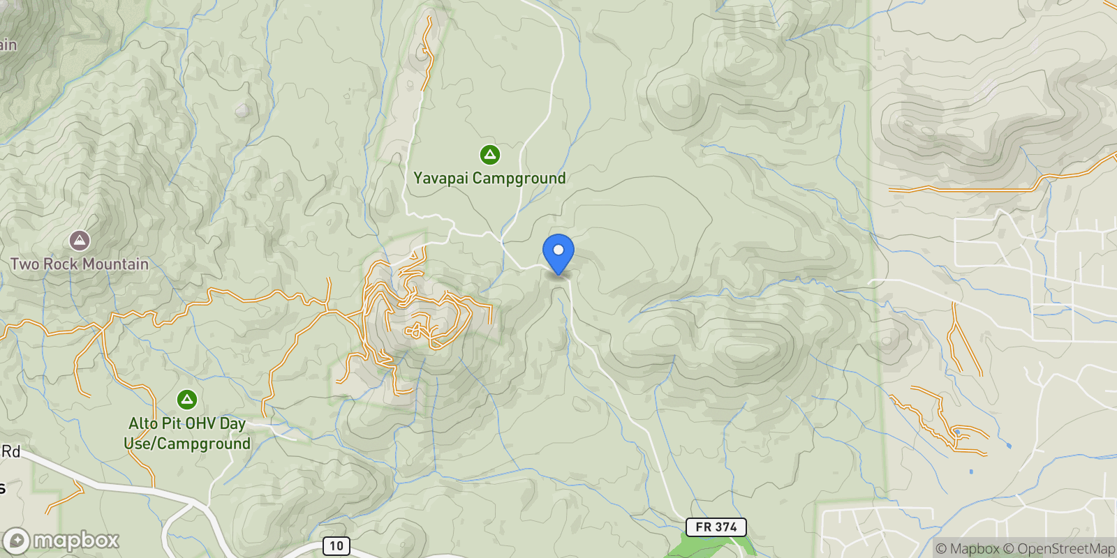 Map showing 3600 W Friendly Meadows Road , Prescott, AZ 86305, Prescott, Arizona, United States.