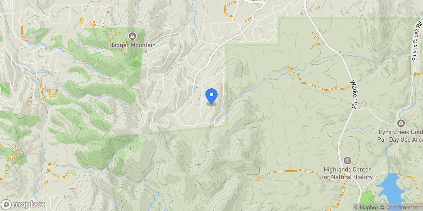 Map showing 582 Windspirit Circle , Prescott, AZ 86303, Prescott, Arizona, United States.