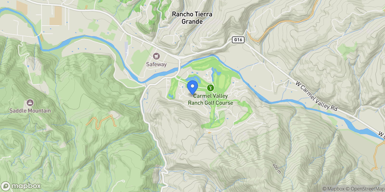 Map showing 9662 Willow Court, Carmel-by-the-Sea, California, United States.
