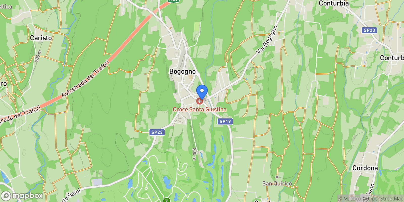 Map showing 28010 Bogogno, Province of Novara, Italy, Bogogno, Piedmont, Italy.