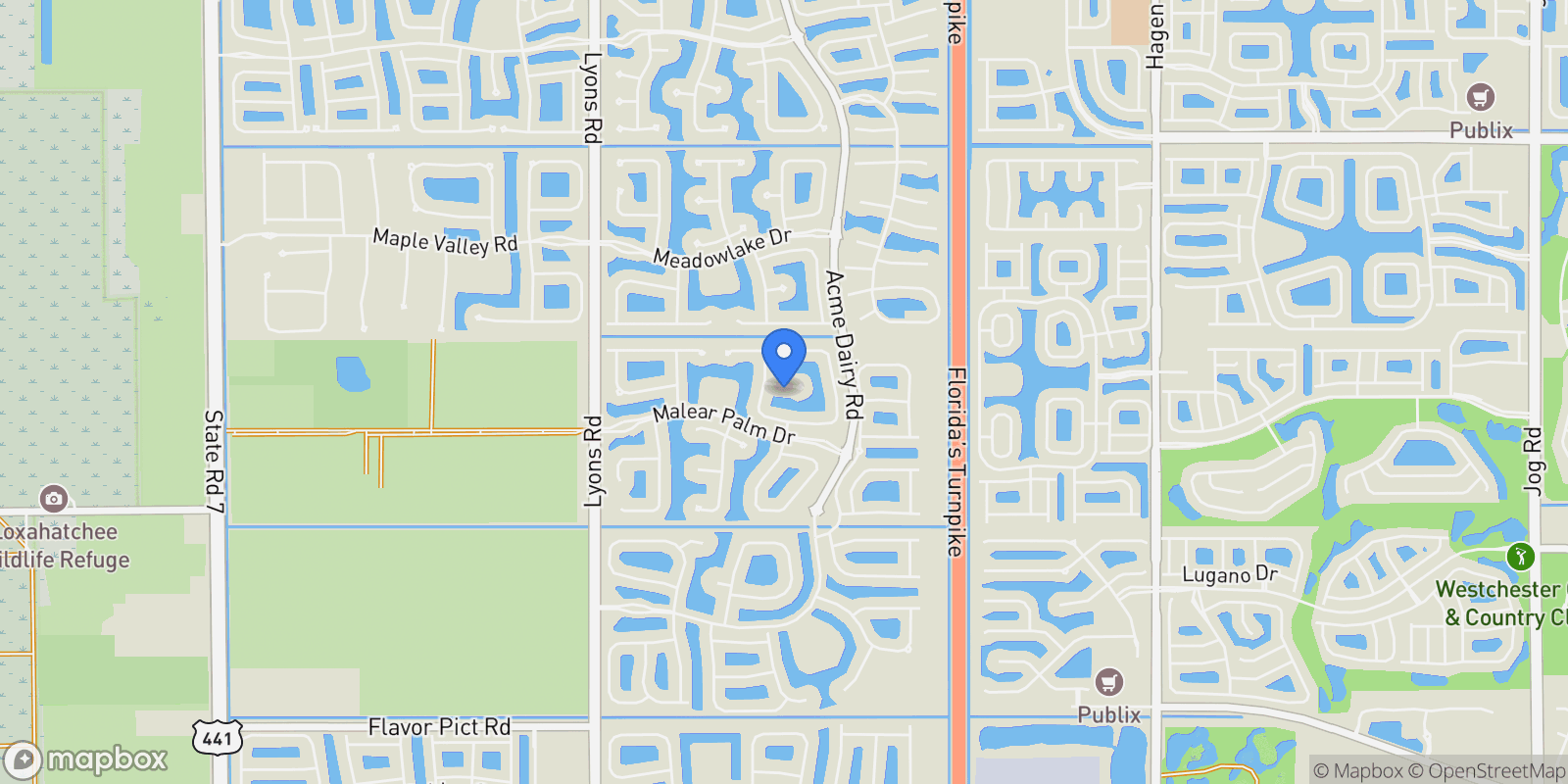 Map showing 8552 Briar Rose Point, Boynton Beach, FL 33473, Boynton Beach, Florida, United States.
