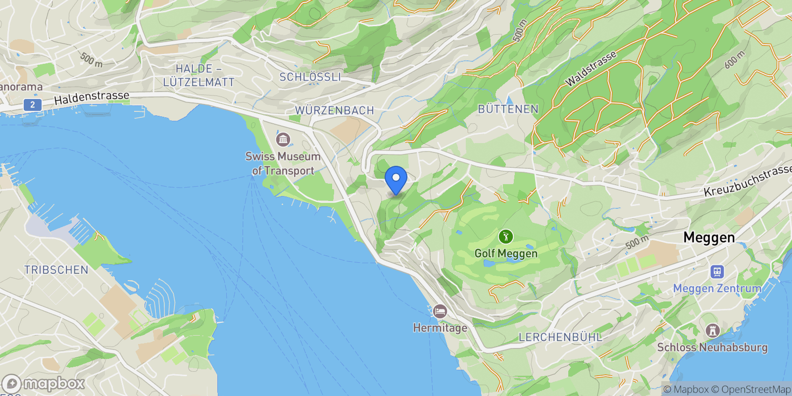 Map showing LU, Lucerne, Lucerne, Switzerland.
