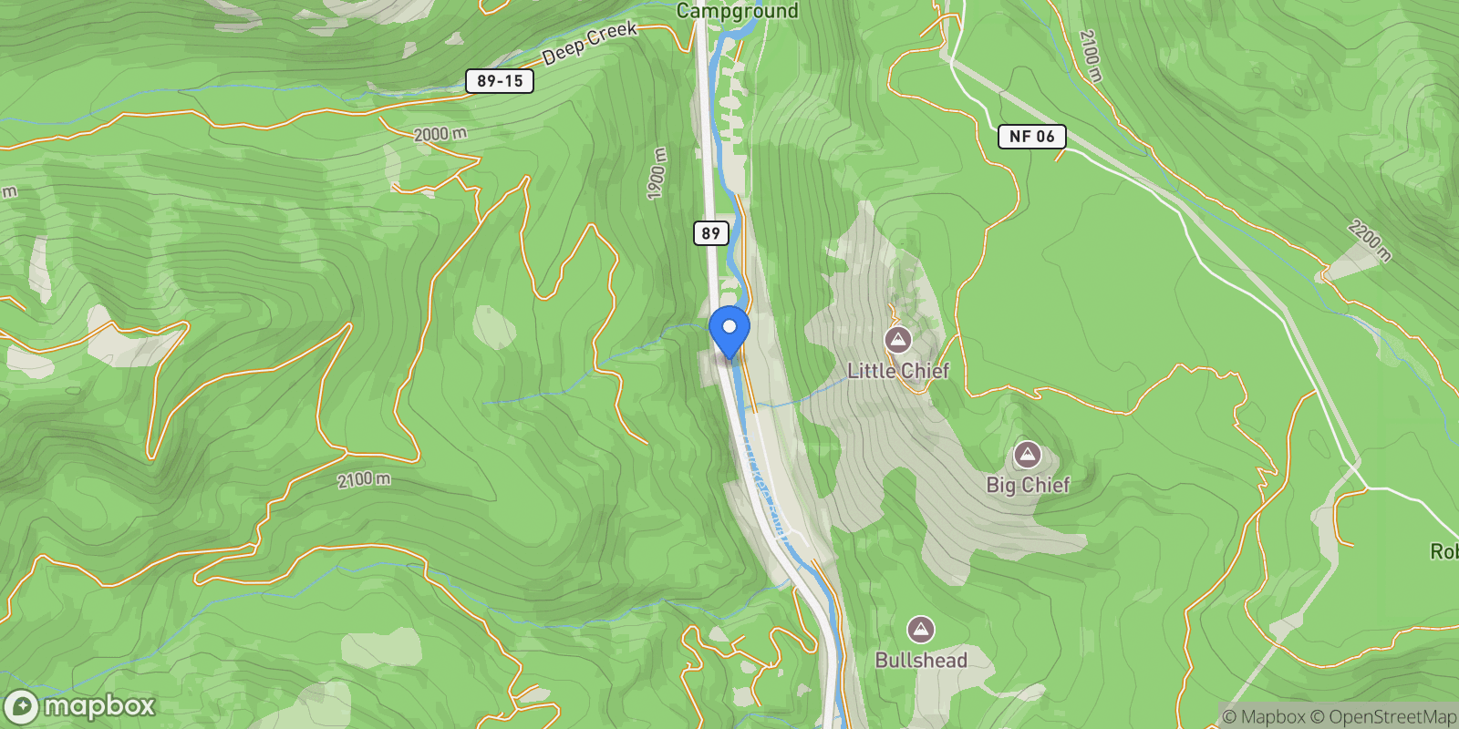 Map showing 7594 & 7598 River Road, Truckee, California, United States.