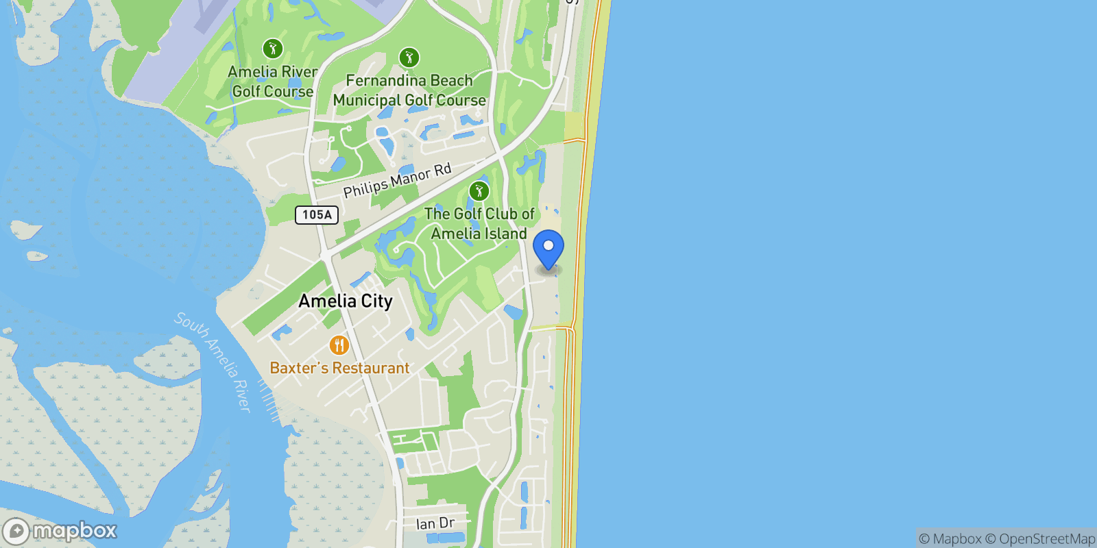 Map showing 4776 AMELIA ISLAND PARKWA, #67, Fernandina Beach, FL, 32034, USA, Fernandina Beach, Florida, United States.