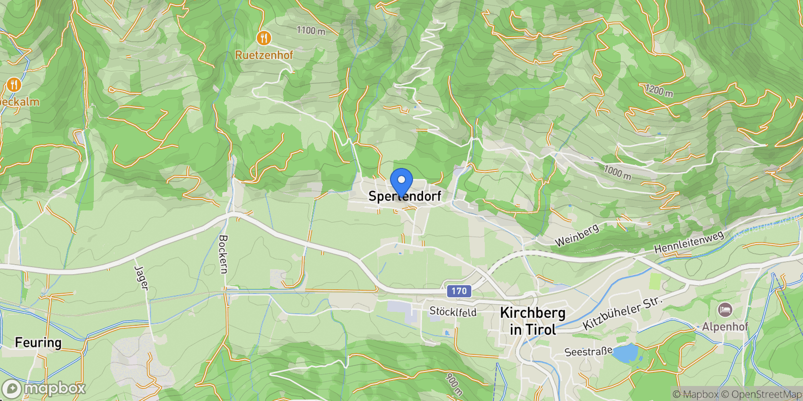 Map showing Haarpointweg 3, Kirchberg, 7, Kirchberg in Tirol, Tyrol, Austria.