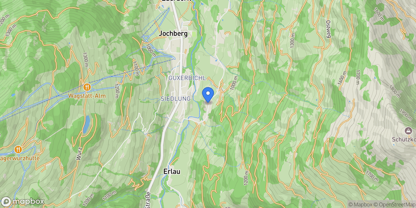 Map showing Oberhausenweg 92, Jochberg, 7, Jochberg, Tyrol, Austria.