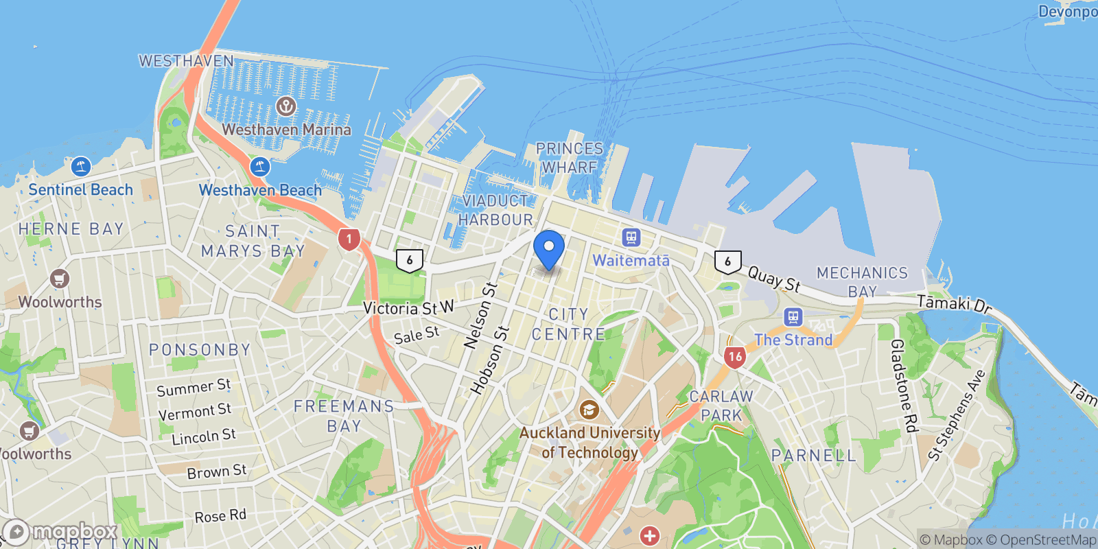 Map showing 3702/51 Albert Street, Auckland, AUK, Auckland, Auckland, New Zealand.