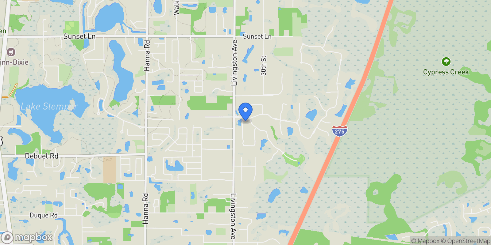 Map showing 2517 Cordoba Ranch Boulevard, Lutz, FL 33559, Lutz, Florida, United States.