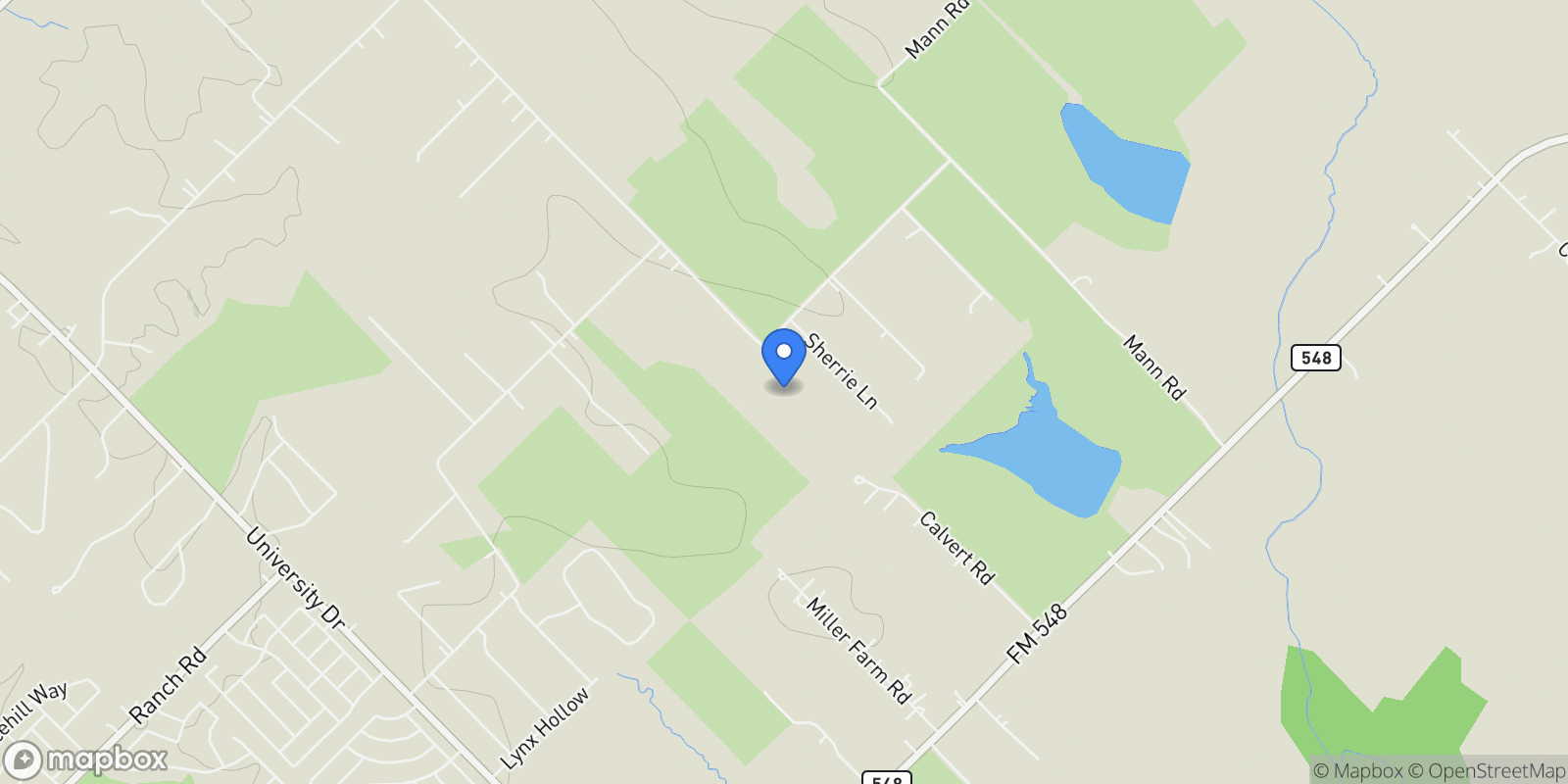 Map showing 9757 Neal Road, Forney, TX 75126, Forney, Texas, United States.