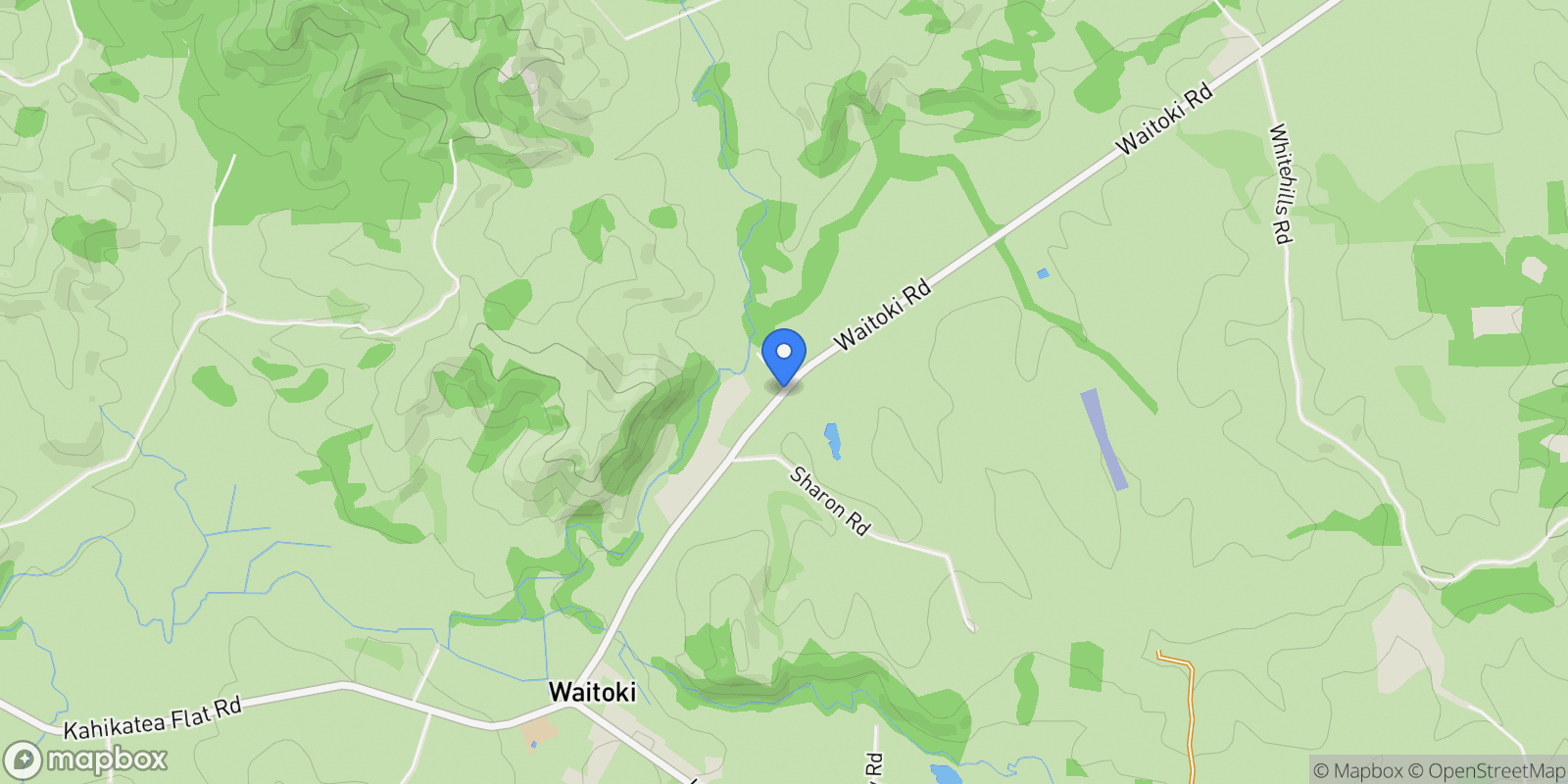 Map showing Waitoki Road  , Waitoki-Rodney, AUK 0871, Waitoki, Auckland, New Zealand.