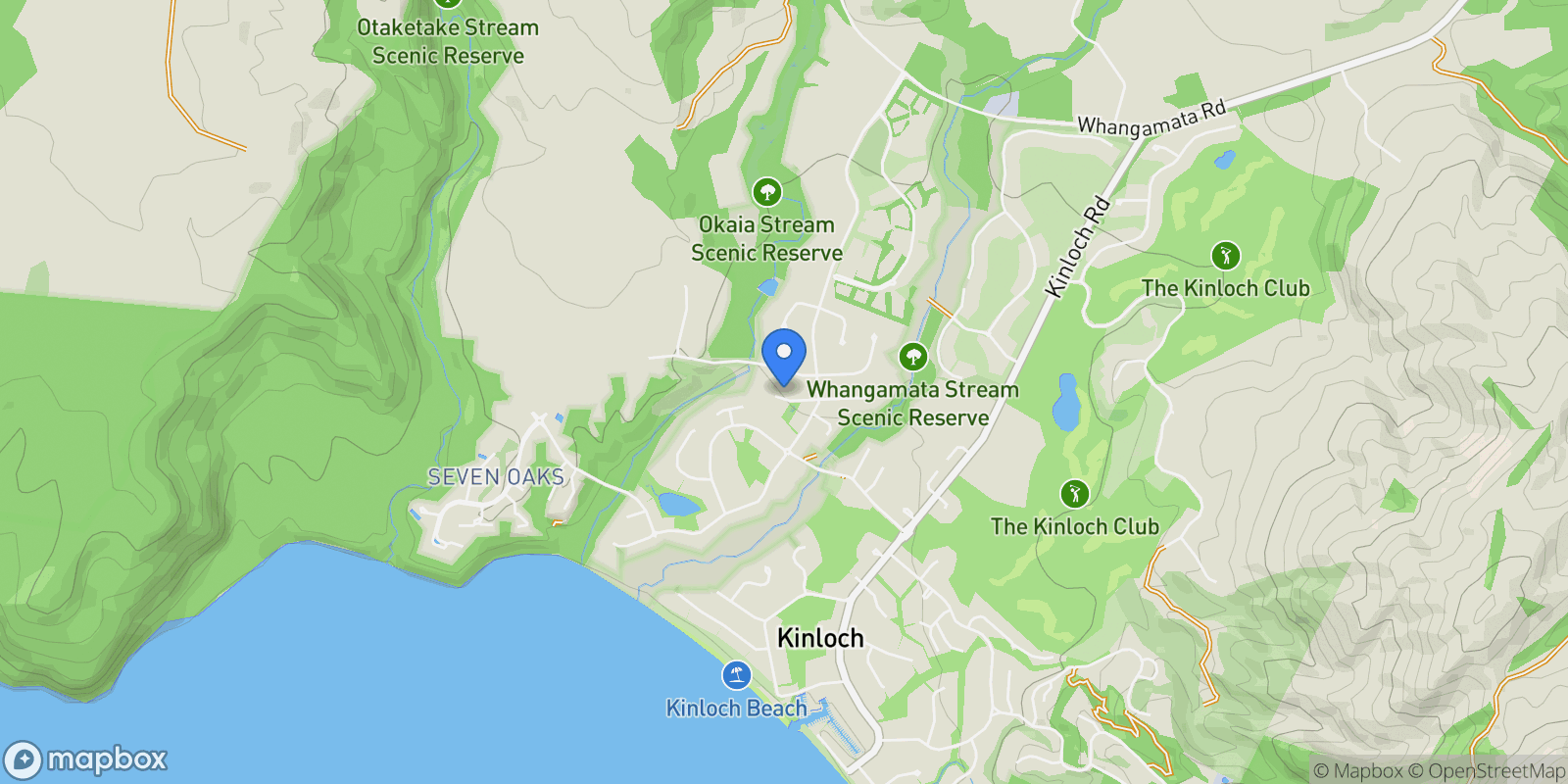 Map showing 8 Pukatea Lane, Kinloch, WKO, Kinloch, Waikato, New Zealand.