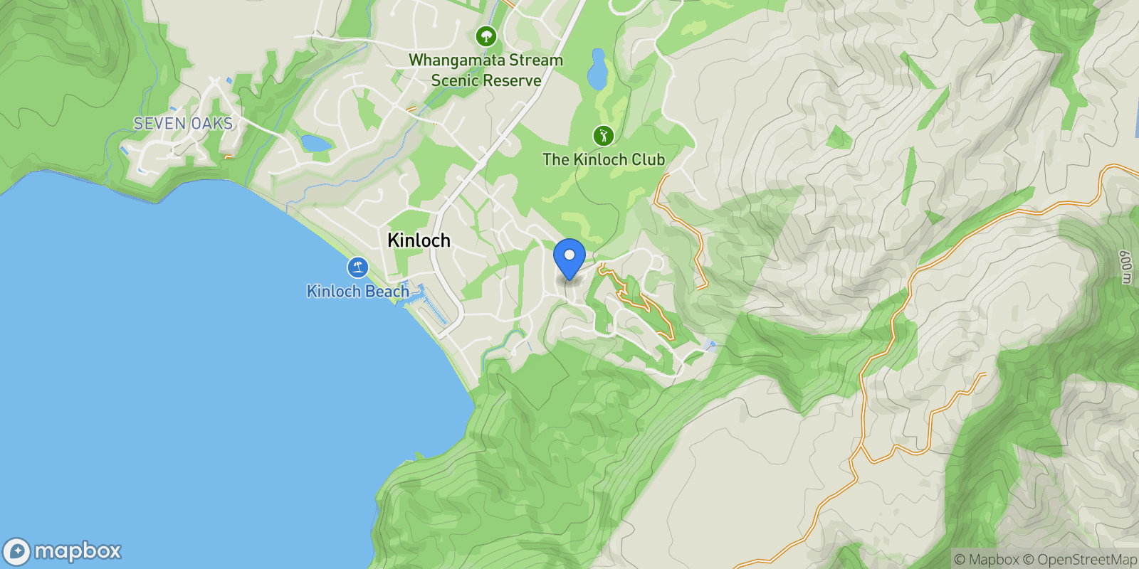 Map showing 5 Kittyhawk Drive Kinloch, Taupo, WKO, Kinloch, Waikato, New Zealand.