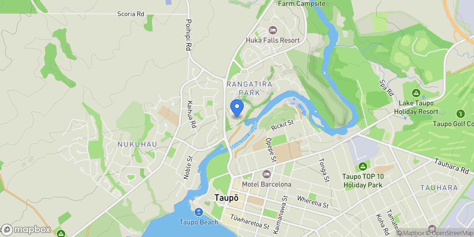 Map showing 1/17 Rhodes Fall Rangatira Park, Taupo, WKO, Taupo, Waikato, New Zealand.