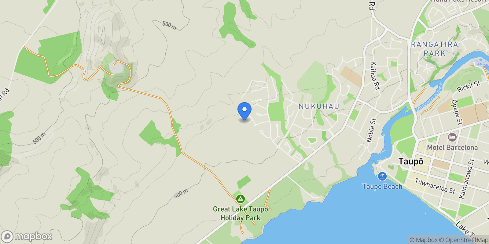Map showing 11 Mayfly Grove Nukuhau, Taupo, WKO, Taupo, Waikato, New Zealand.