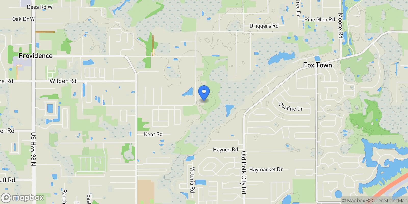 Map showing 8315 Tom Costine Road, Lakeland, FL 33809, Lakeland, Florida, United States.
