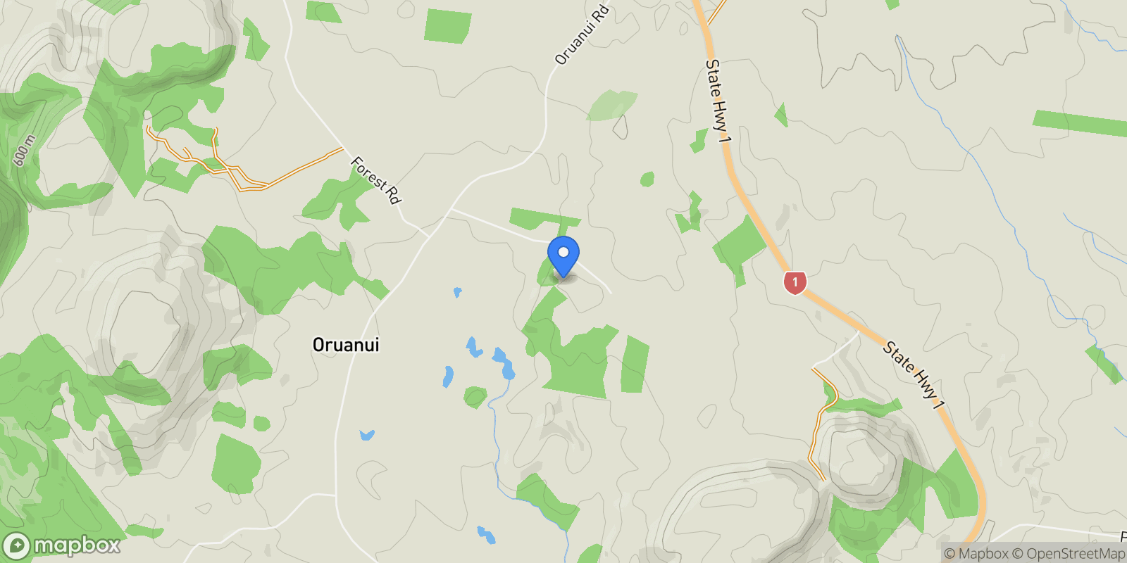 Map showing 72 Ridgetop Way, Oruanui, Taupo, WKO 3384, Oruanui, Waikato, New Zealand.