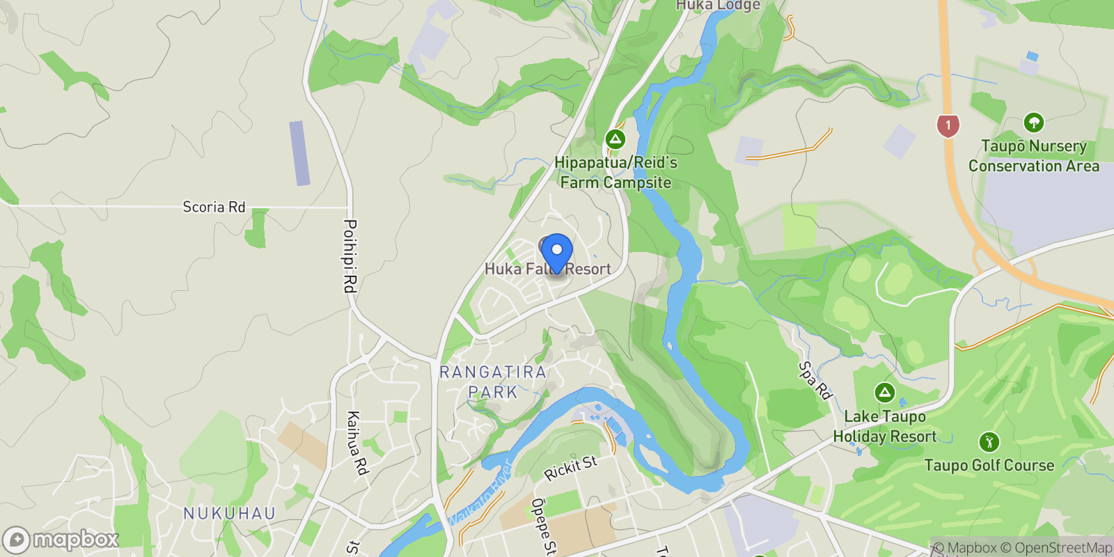 Map showing 6 Sienna Way Rangatira Park, Taupo, WKO, Taupo, Waikato, New Zealand.
