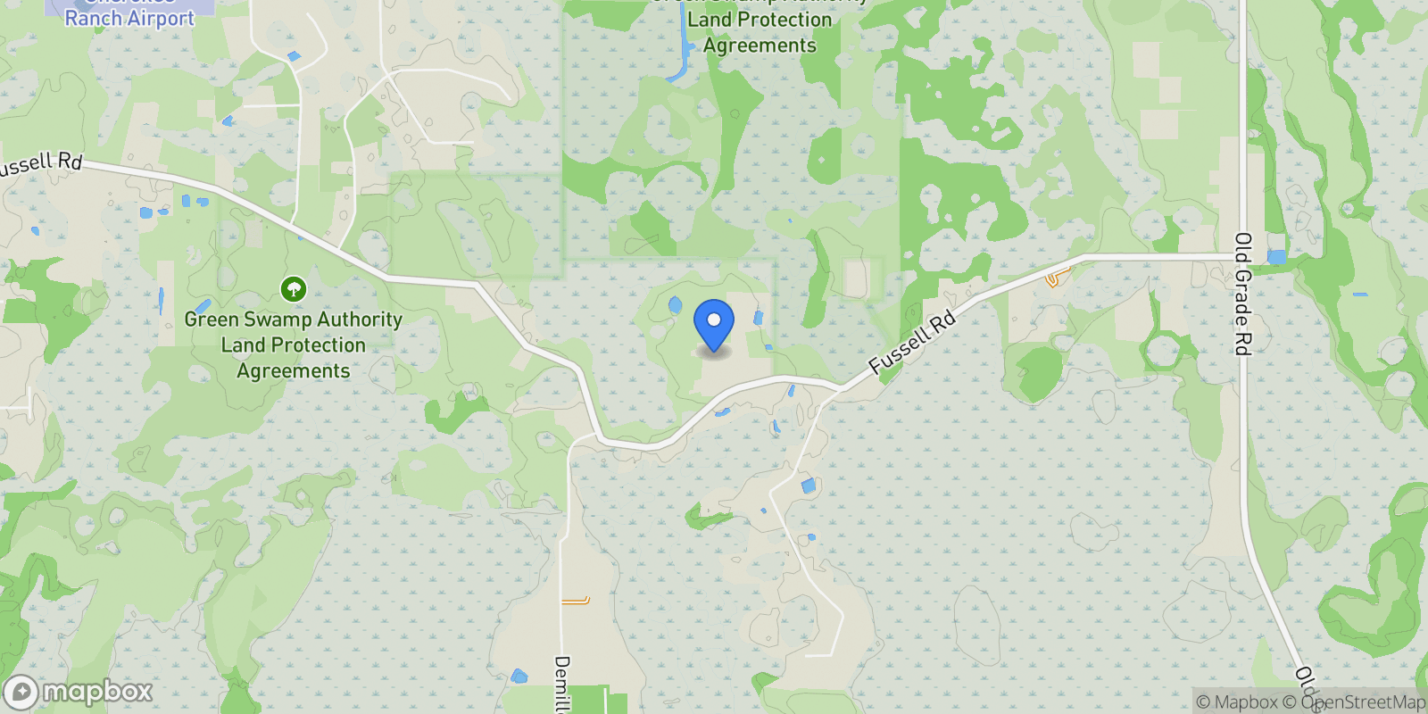 Map showing 5826 Fussell Road, Polk City, FL 33868, Polk City, Florida, United States.