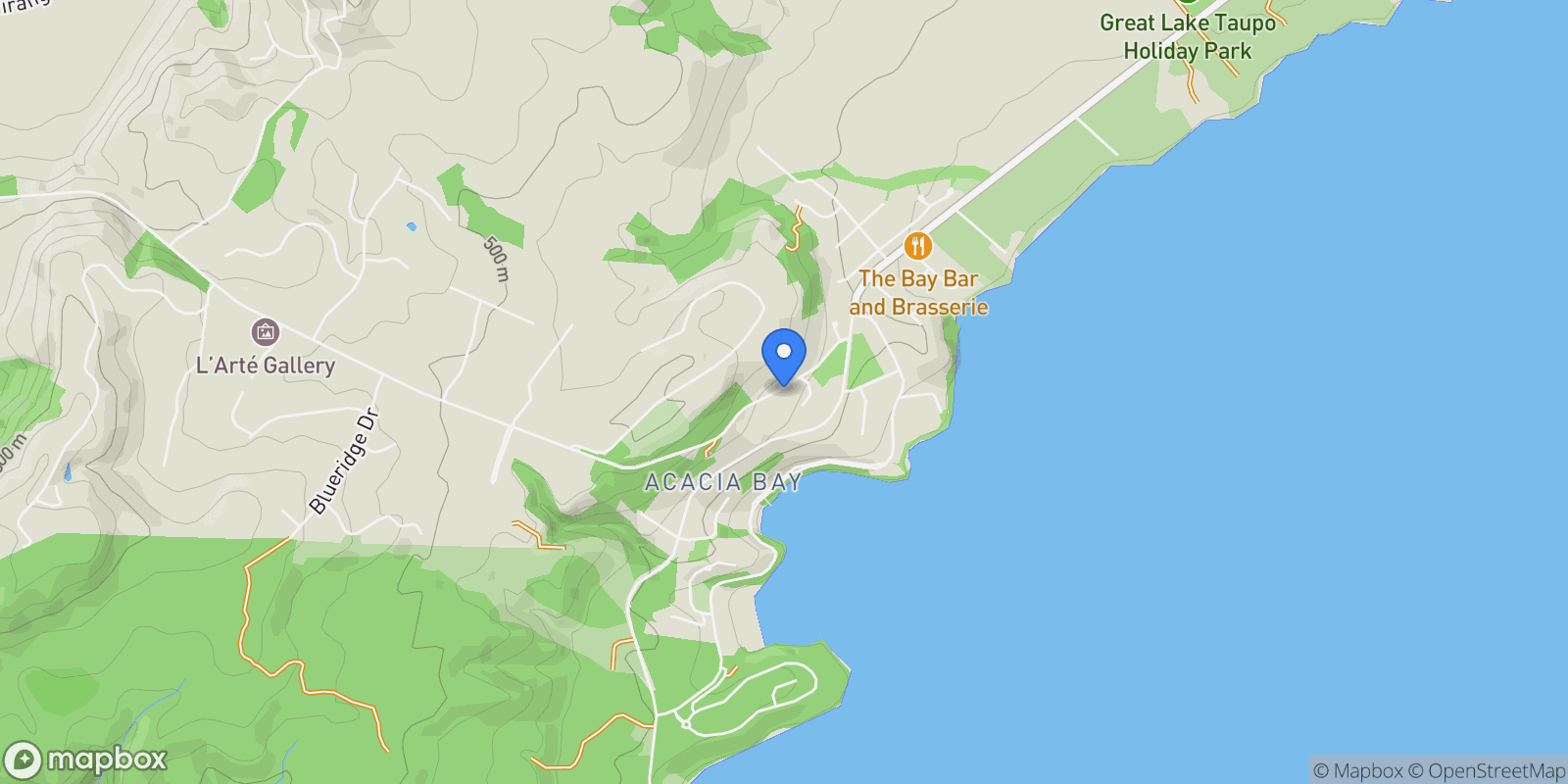 Map showing 2/41 Mapara Road Acacia Bay, Taupo, WKO, Taupo, Waikato, New Zealand.