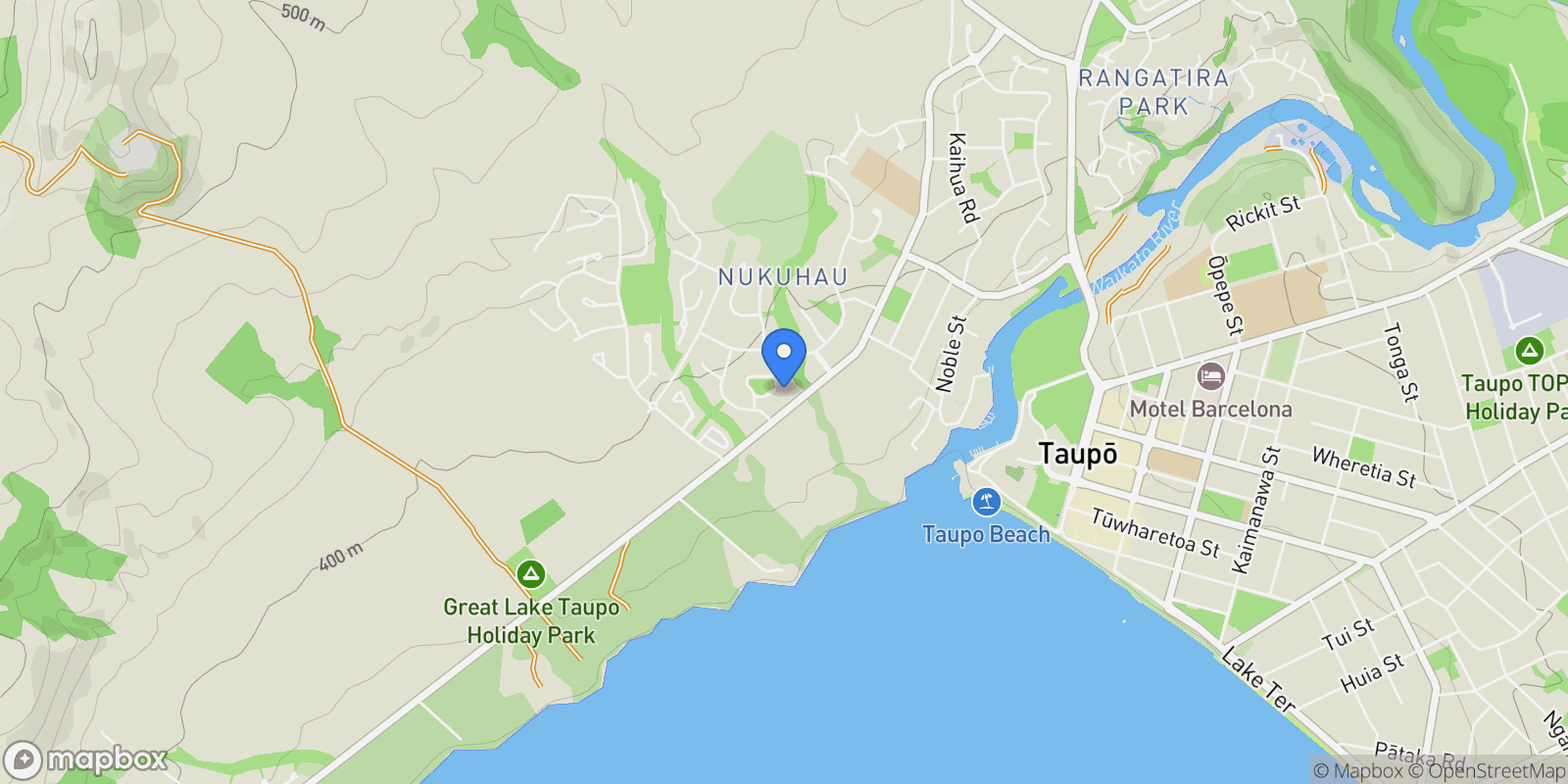 Map showing 11 The Circle Nukuhau, Taupo, WKO, Taupo, Waikato, New Zealand.