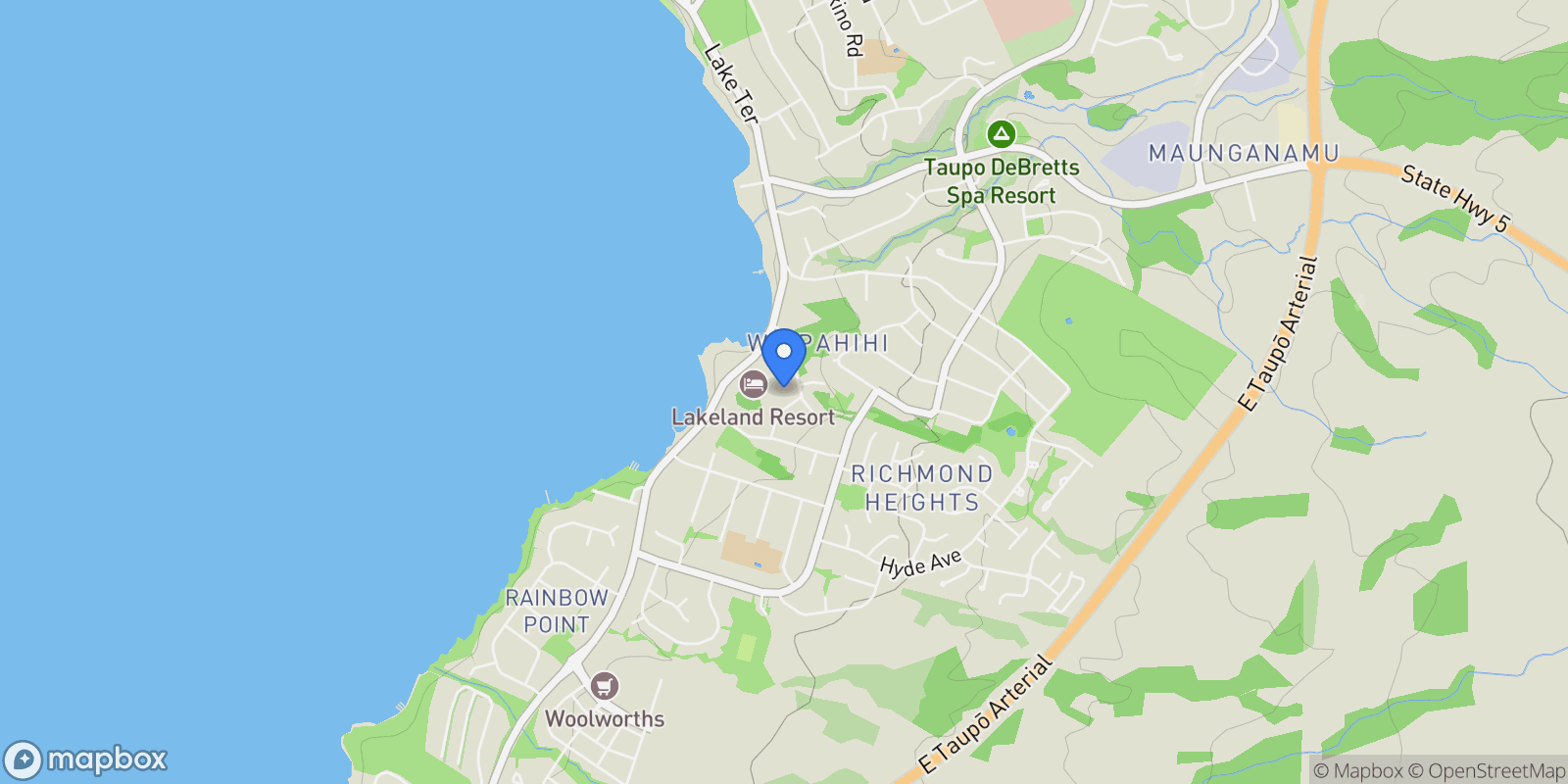 Map showing 22b Pipi Street Waipahihi, Taupo, WKO, Taupo, Waikato, New Zealand.