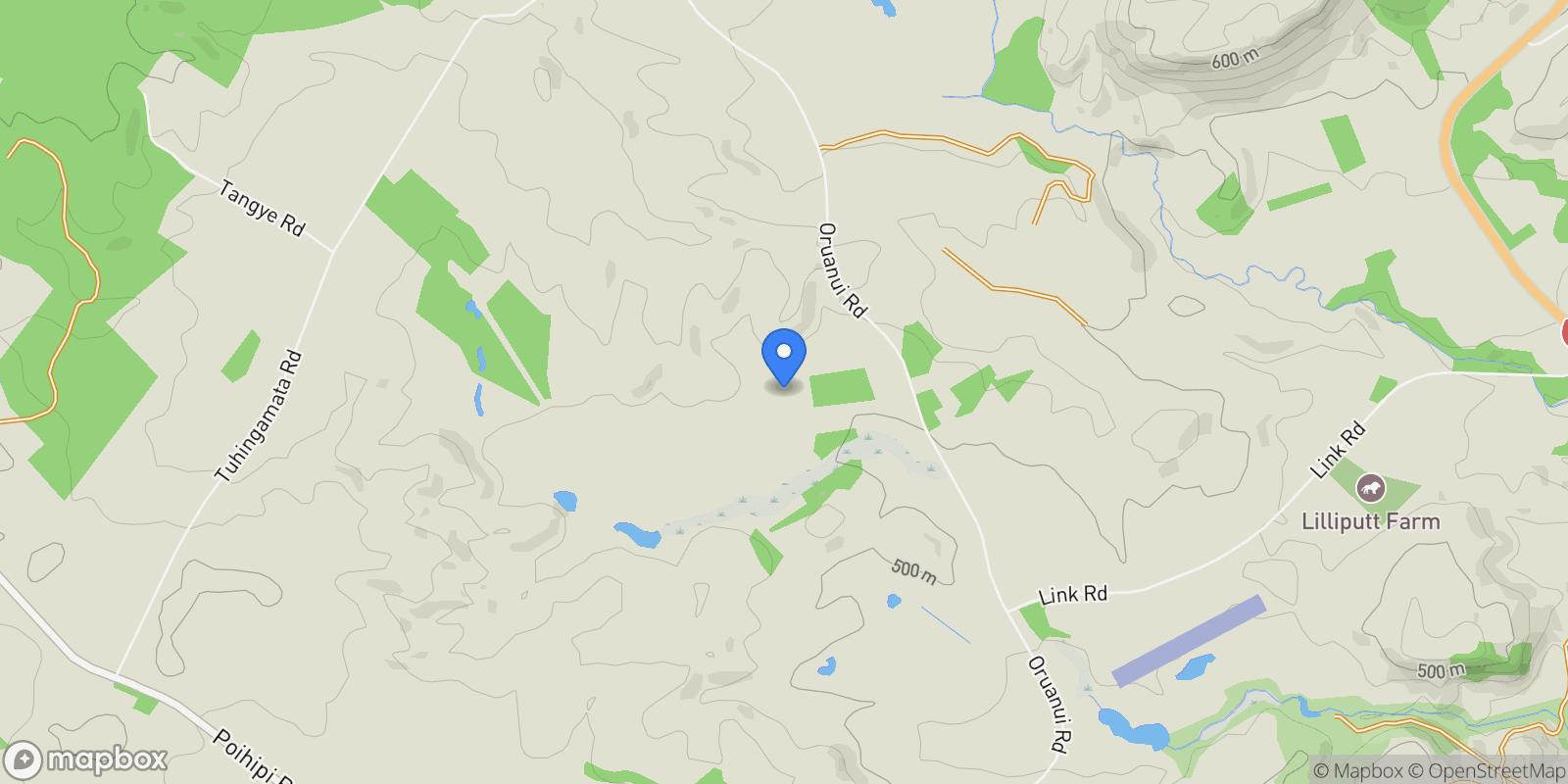 Map showing 315 Oruanui Road Oruanui, Taupo, WKO, Taupo, Waikato, New Zealand.