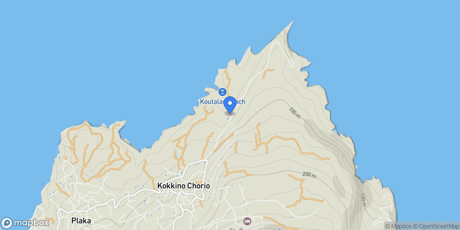 Map showing Apokoronas, Greece.