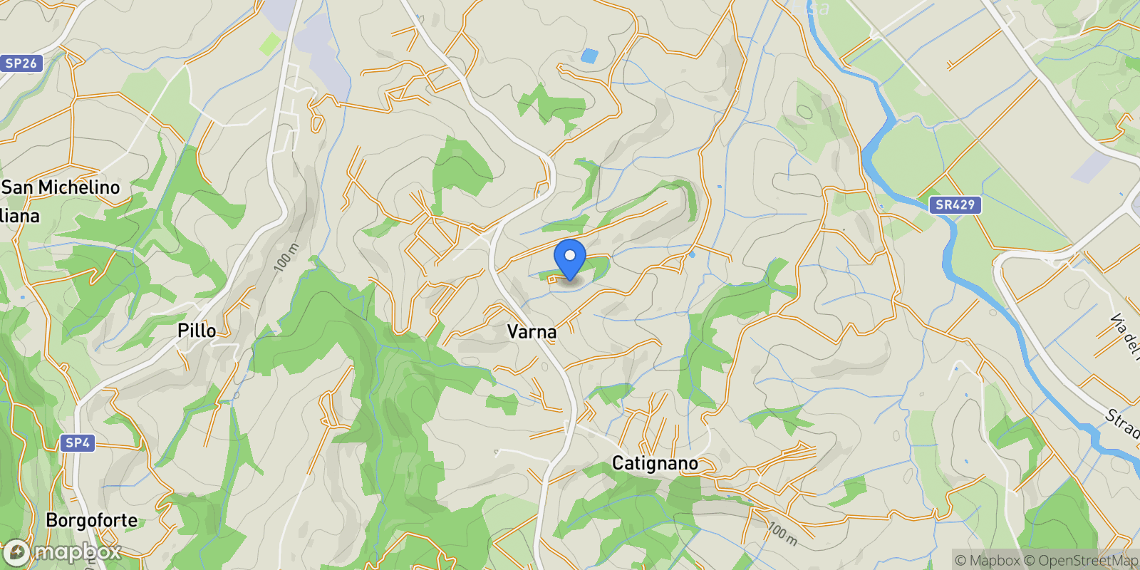 Map showing TUSCANY, Tuscany, Italy.